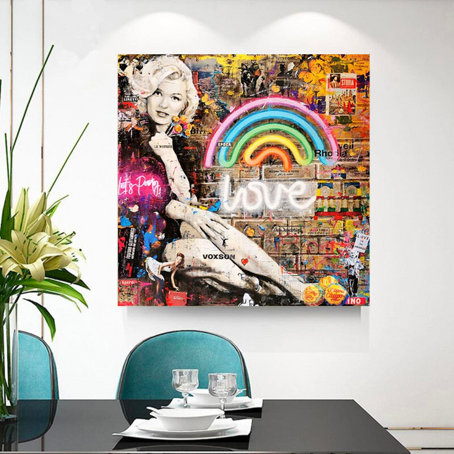 ChandelierDecor - Marilyn Monroe Canvas Wall Art - Exquisite Decor Solution