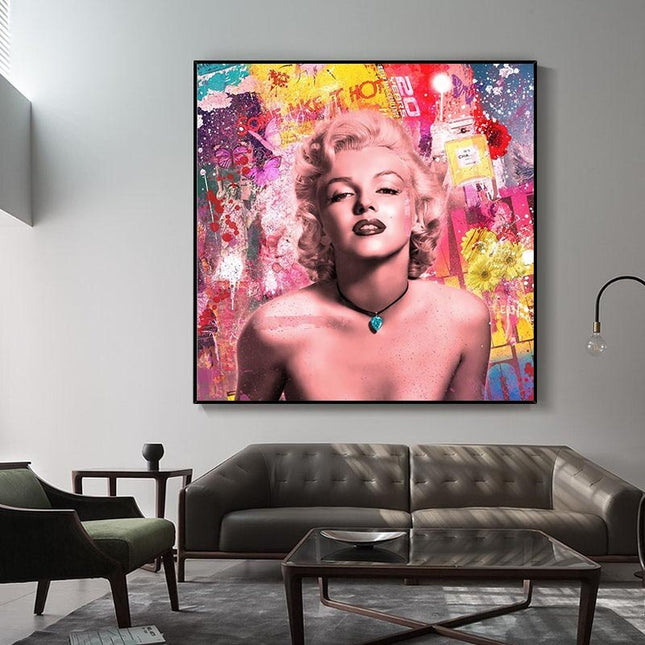 ChandelierDecor - Marilyn Monroe Pop Icon Wall Art: Celebrate the Legend