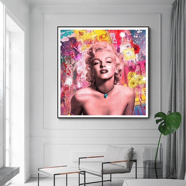 ChandelierDecor - Marilyn Monroe Pop Icon Wall Art: Celebrate the Legend