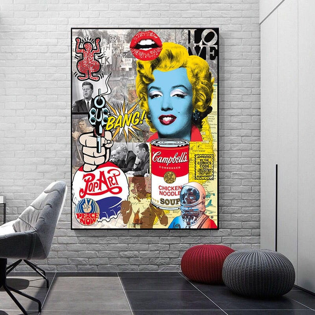 ChandelierDecor - Marilyn Monroe Pop Wall Art: Discover 'Bang'