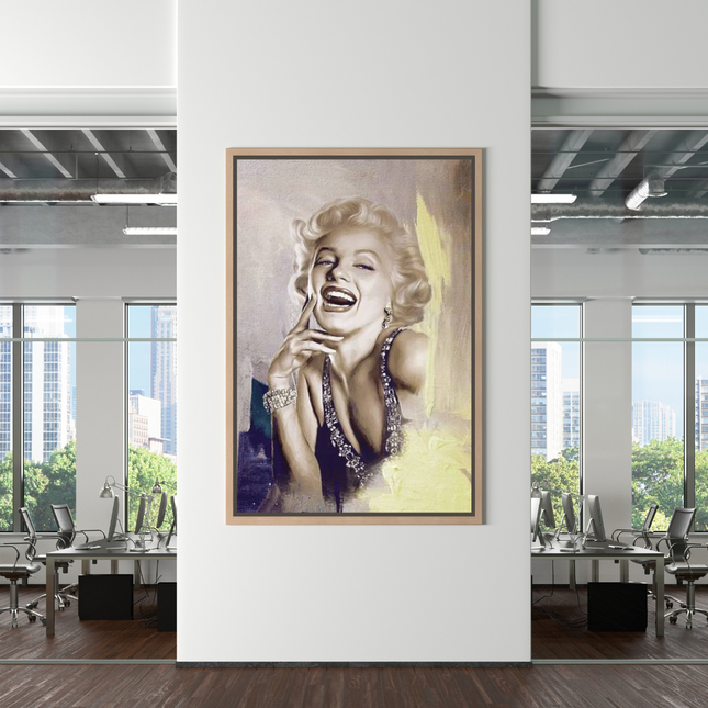 ChandelierDecor - Marilyn Monroe Smile Queen Canvas Wall Art