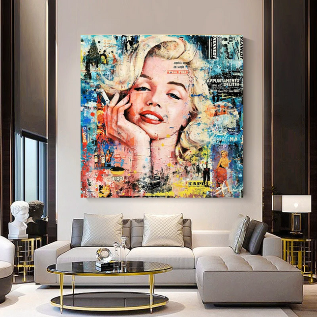ChandelierDecor - Marilyn Monroe Style Icon Pop Art: A Timeless Tribute
