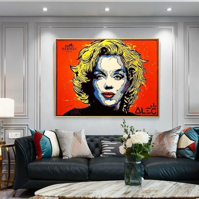 ChandelierDecor - Marilyn Monroe Vintage Wall Art: Elegant Décor for Any Space