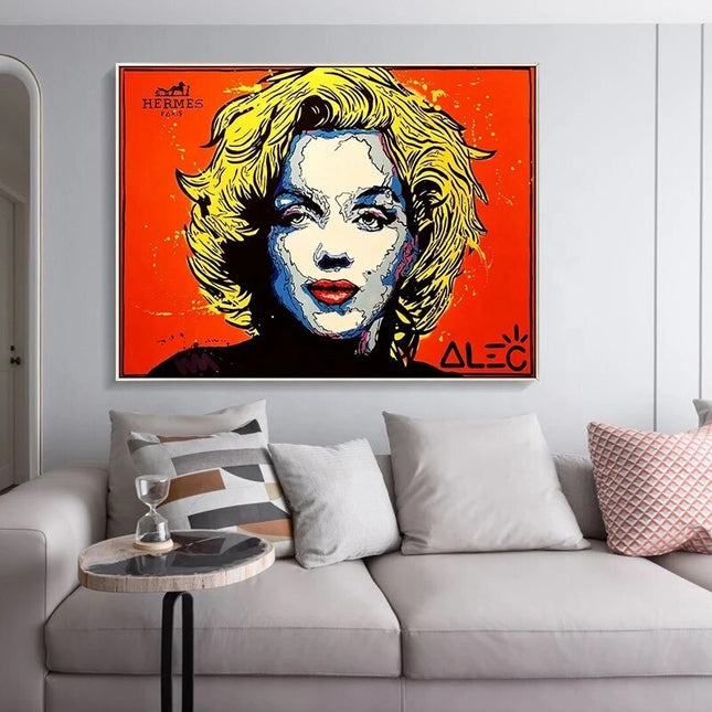 ChandelierDecor - Marilyn Monroe Vintage Wall Art: Elegant Décor for Any Space