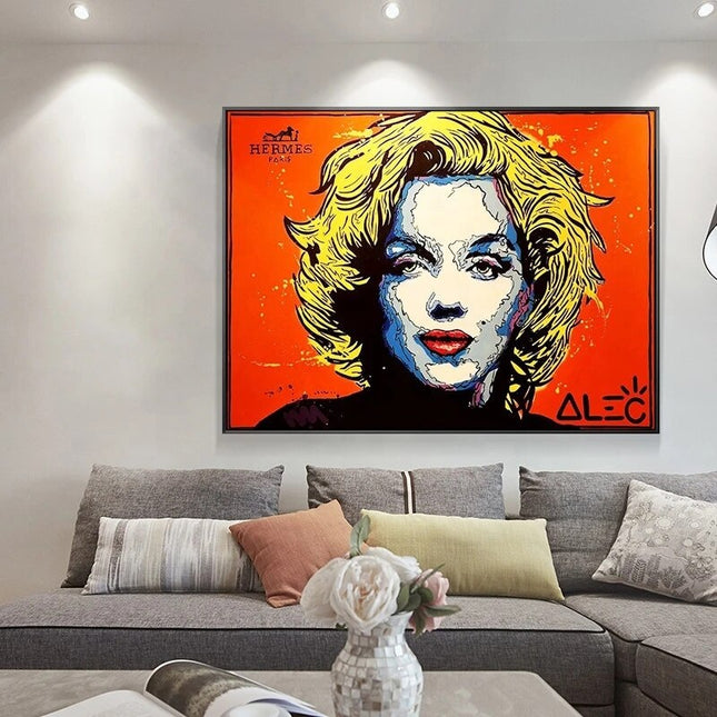 ChandelierDecor - Marilyn Monroe Vintage Wall Art: Elegant Décor for Any Space