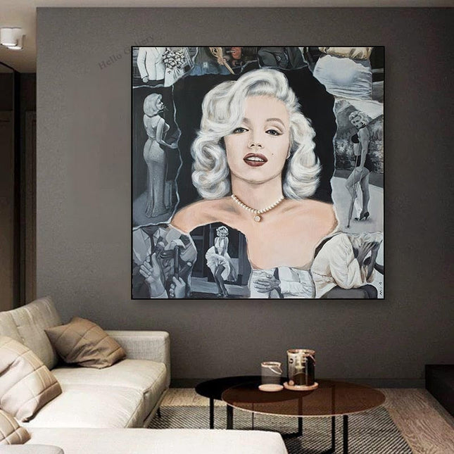 ChandelierDecor - Marilyn Monroe Vintage Wall Art - Exquisite Memorabilia