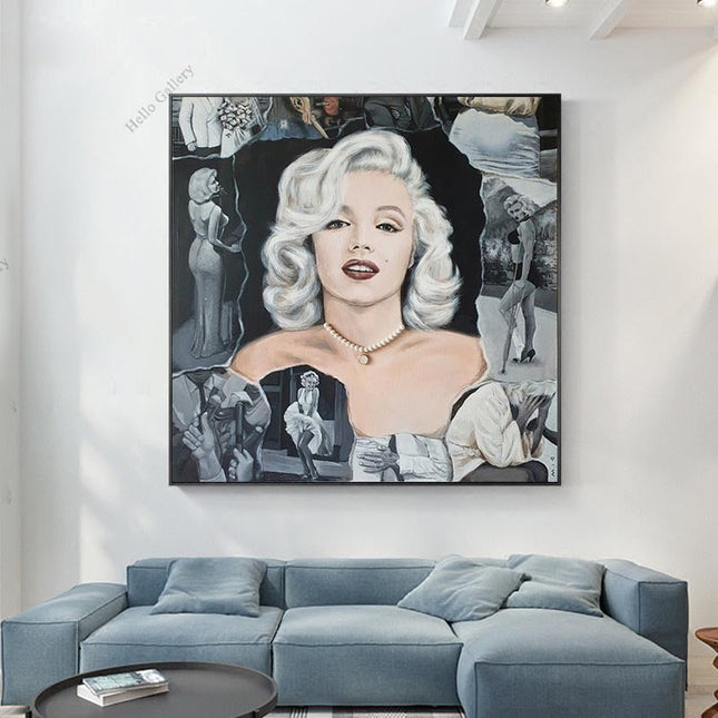 ChandelierDecor - Marilyn Monroe Vintage Wall Art - Exquisite Memorabilia