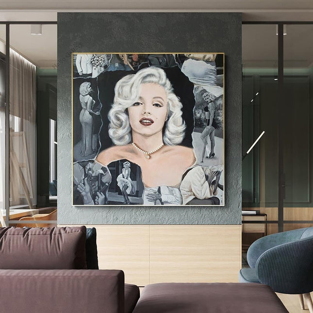 ChandelierDecor - Marilyn Monroe Vintage Wall Art - Exquisite Memorabilia