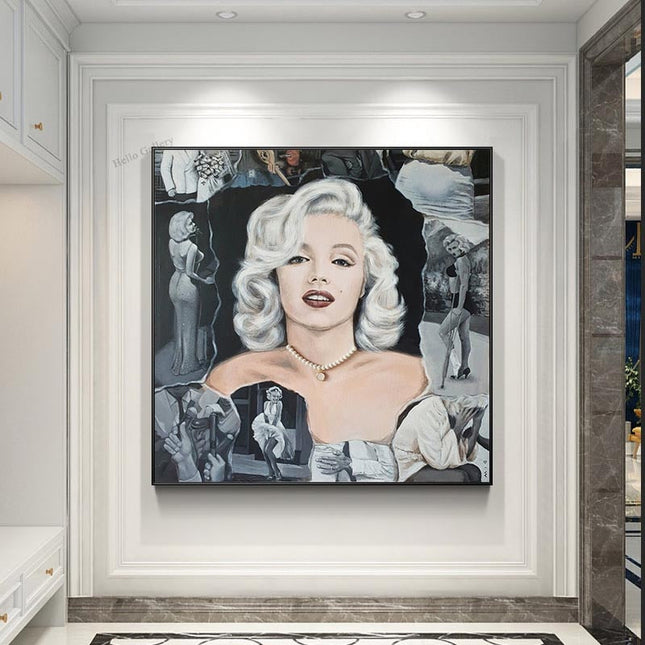 ChandelierDecor - Marilyn Monroe Vintage Wall Art - Exquisite Memorabilia