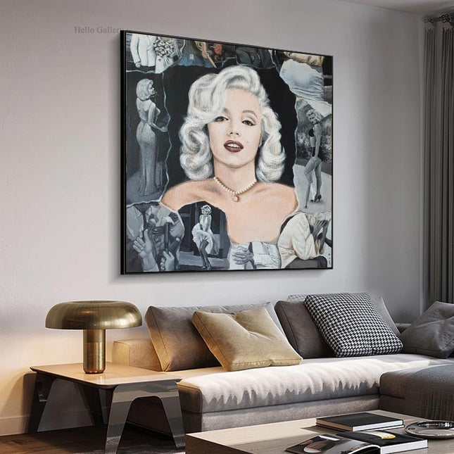 ChandelierDecor - Marilyn Monroe Vintage Wall Art - Exquisite Memorabilia