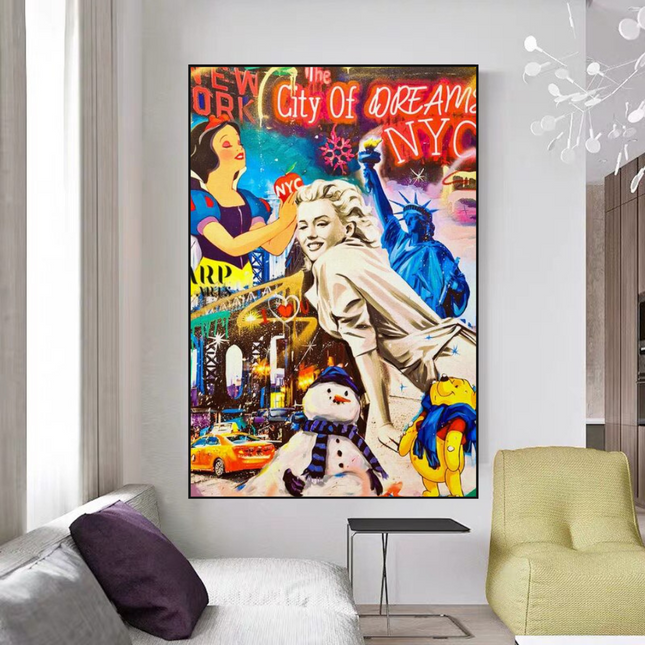 ChandelierDecor - Marilyn n Alice Street Style Art - Elevate your home decor
