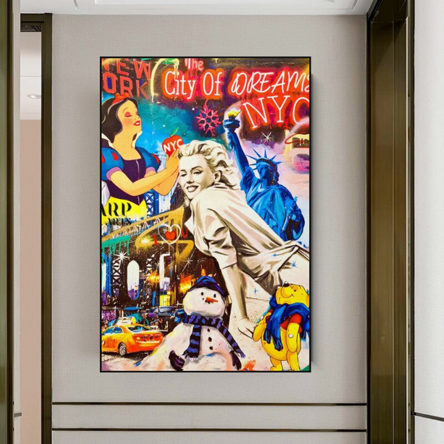 ChandelierDecor - Marilyn n Alice Street Style Art - Elevate your home decor