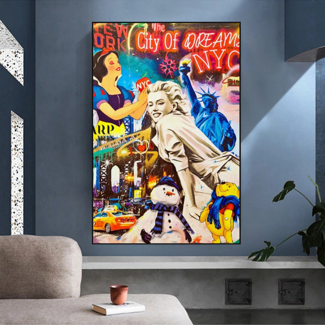 ChandelierDecor - Marilyn n Alice Street Style Art - Elevate your home decor
