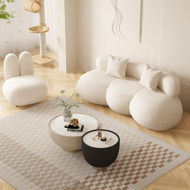 Meubles Curved Bubble Puff Sofa Set - Perfect Addition-Sofa Set