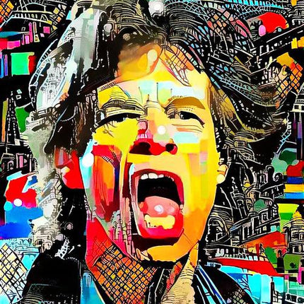ChandelierDecor - Mick Jagger Canvas Wall Hanging Art
