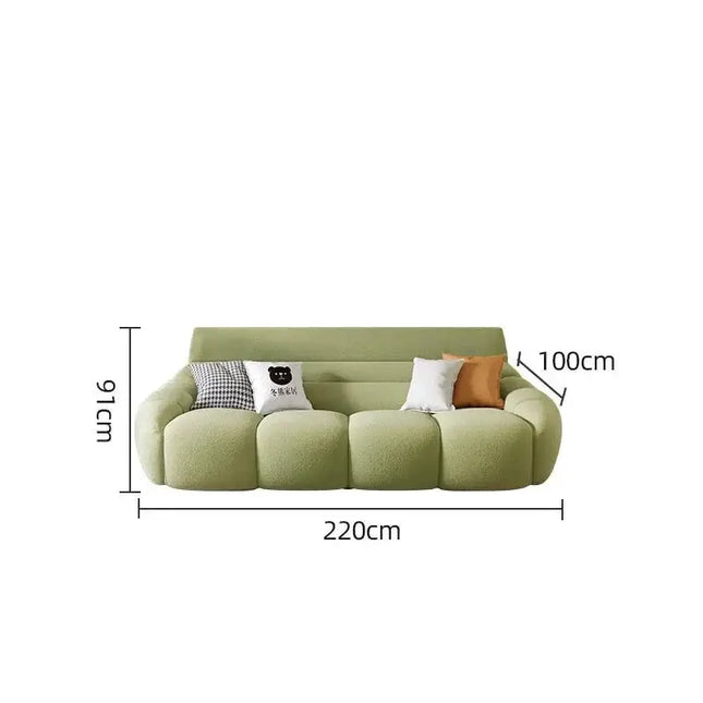 ChandelierDecor-Mid‑century Sofa Set