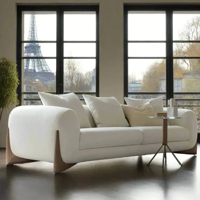 Minimalist XXL Wood Arches Sofa Set-Sofa Set