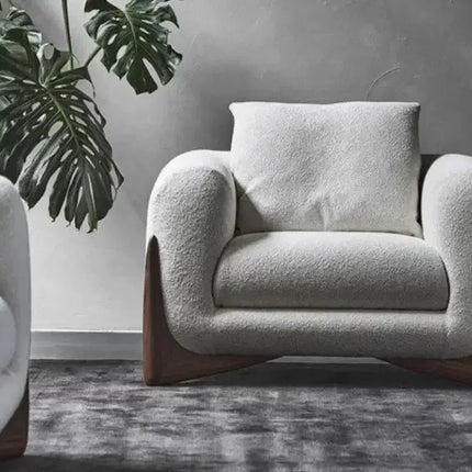 ChandelierDecor-Minimalist Arch Sofa Set – XXL Wood Arches Design