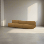Three Seater without Arm Rest