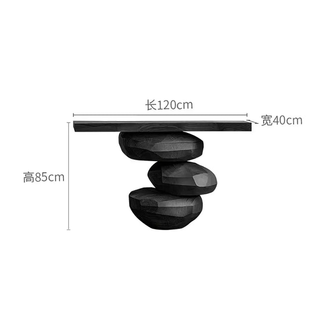 ChandelierDecor - Minimalist Designer Oak Console Table