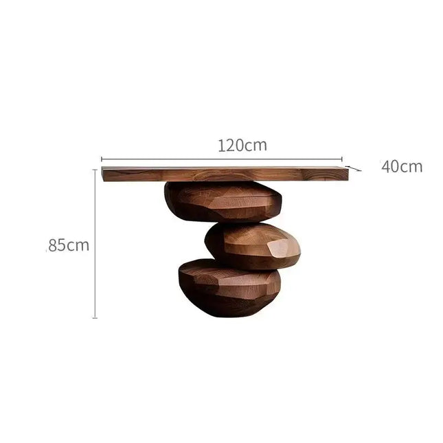 ChandelierDecor - Minimalist Designer Oak Console Table