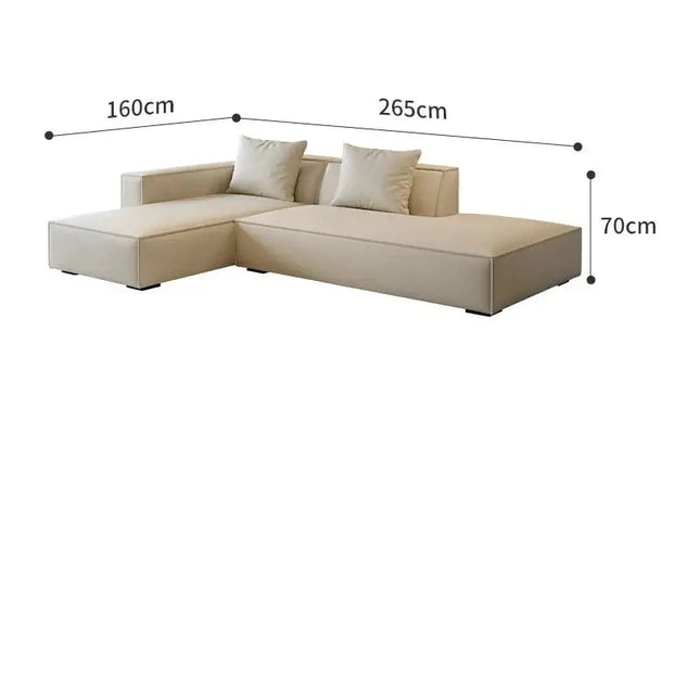 ChandelierDecor-Minimalist Elegance Sofa Set – Tofu Lounge Design