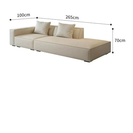 ChandelierDecor-Minimalist Elegance Sofa Set – Tofu Lounge Design