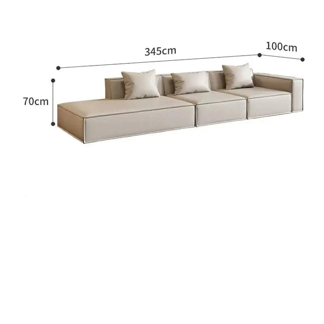ChandelierDecor-Minimalist Elegance Sofa Set – Tofu Lounge Design