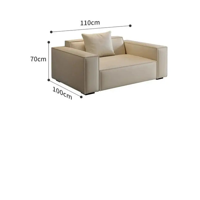 ChandelierDecor-Minimalist Elegance Sofa Set – Tofu Lounge Design