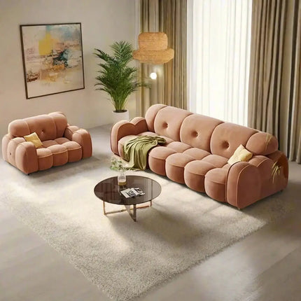 ChandelierDecor-Minimalist Luxury Sofa Set
