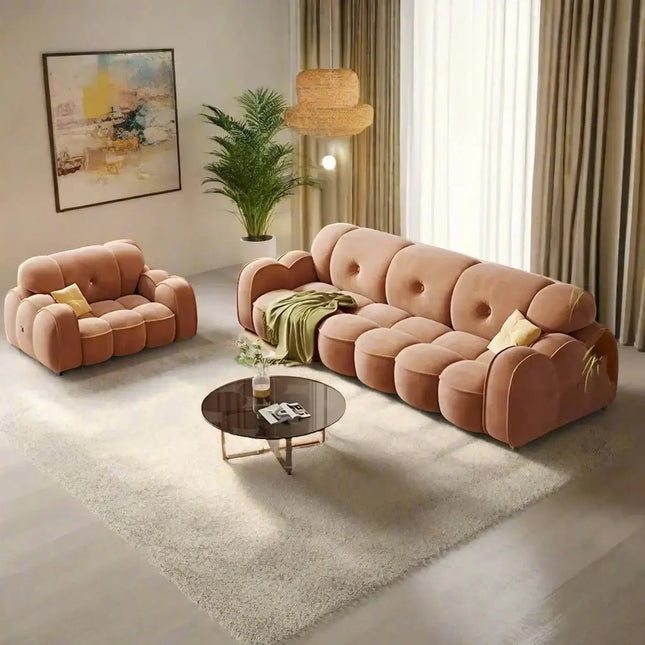 ChandelierDecor-Minimalist Luxury Sofa Set