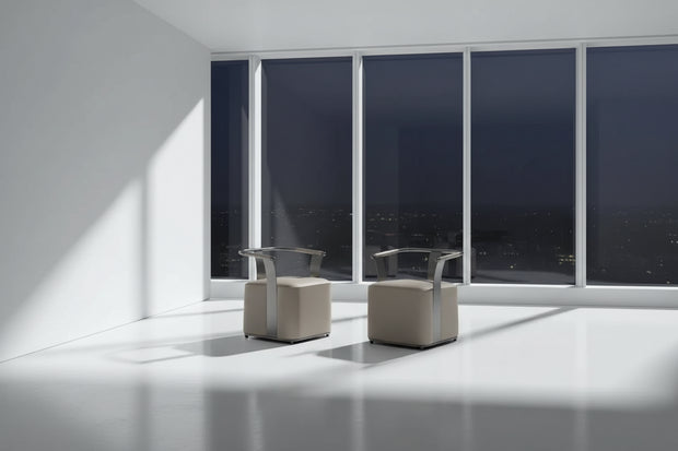 ChandelierDecor - Minimalist Modern Genuine Leather Leather Dining Chair – Dining Room