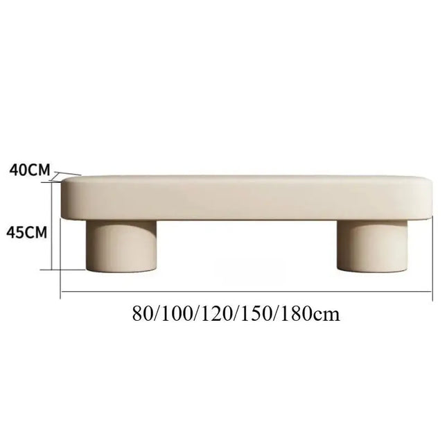 ChandelierDecor - Minimalist Modern Leather Bench – Hanging