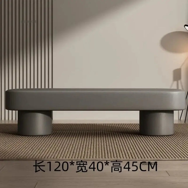 ChandelierDecor - Minimalist Modern Leather Bench – Hanging