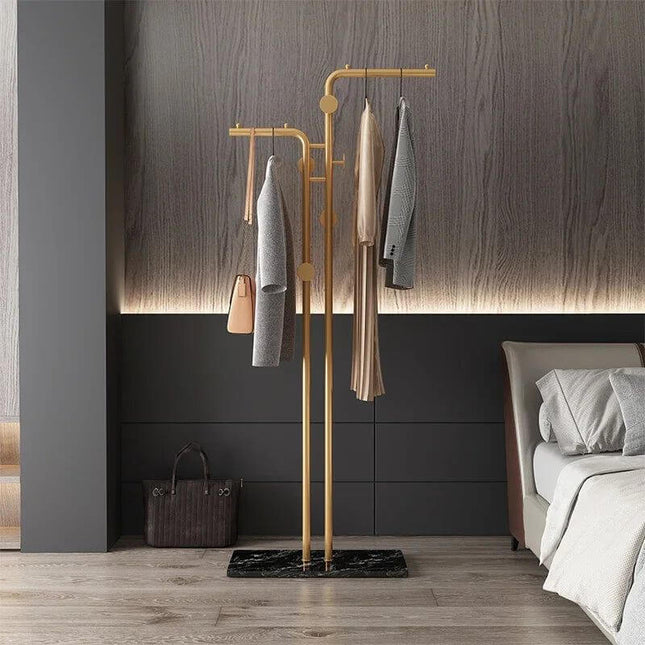 ChandelierDecor - Minimalistic Rod Clothes Coat Hanging Rail Rack