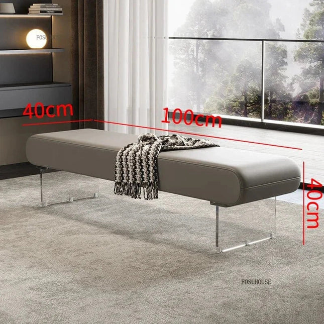 ChandelierDecor - Modern Acrylic Bench – Entryway