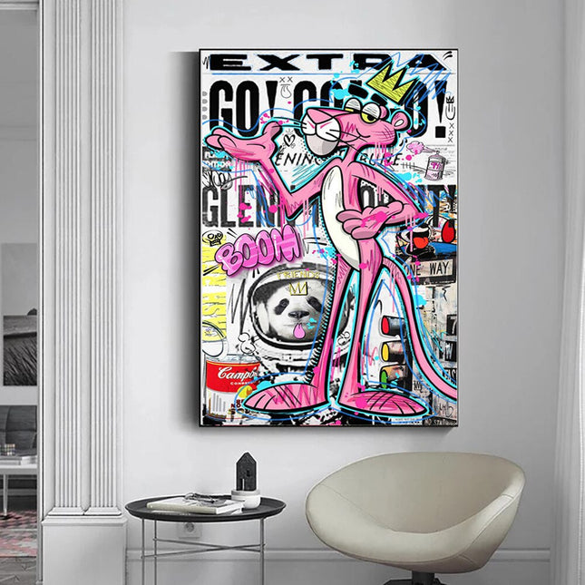 ChandelierDecor - Modern Artistry - Pink Panther Poster