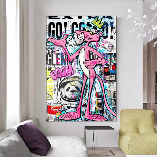 ChandelierDecor - Modern Artistry - Pink Panther Poster