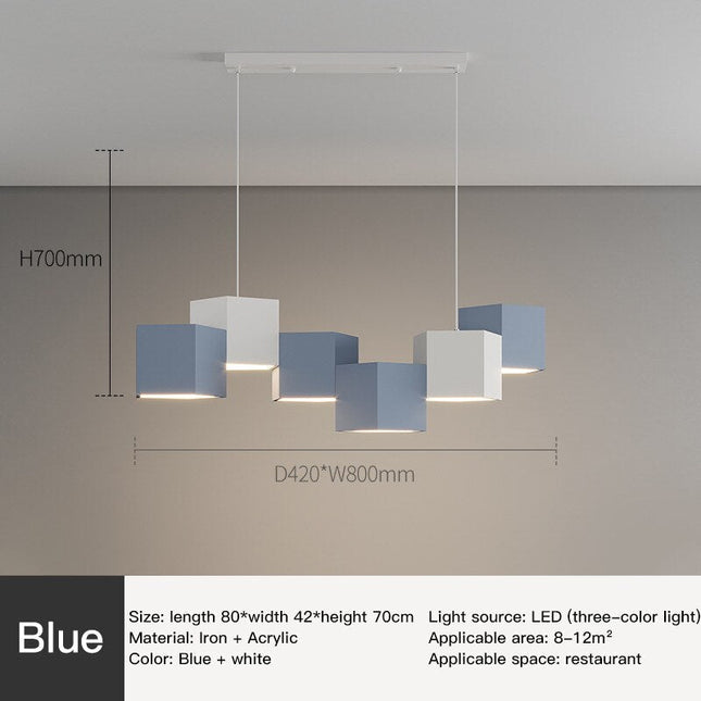 ChandelierDecor - Modern Chandelier Lighting Blocks Pendant Light