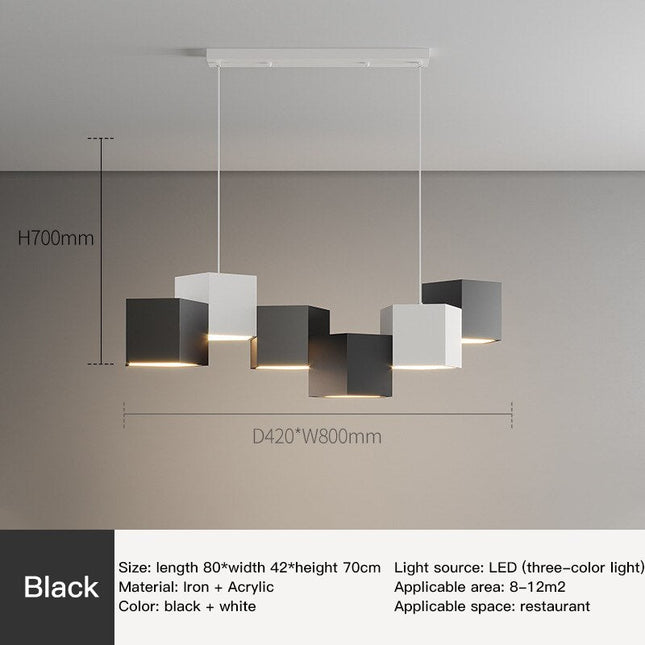 ChandelierDecor - Modern Chandelier Lighting Blocks Pendant Light