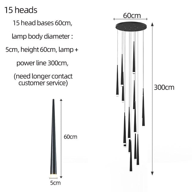 ChandelierDecor - Modern Duplex Attic Pendant Lamp