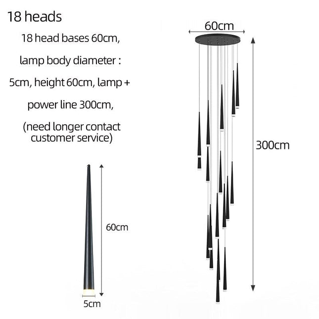 ChandelierDecor - Modern Duplex Attic Pendant Lamp