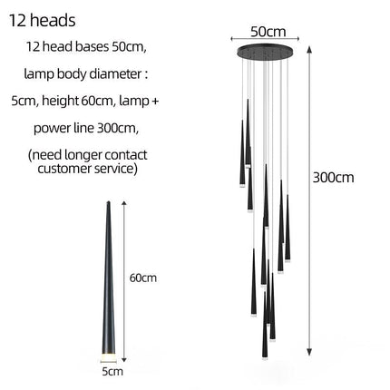 ChandelierDecor - Modern Duplex Attic Pendant Lamp