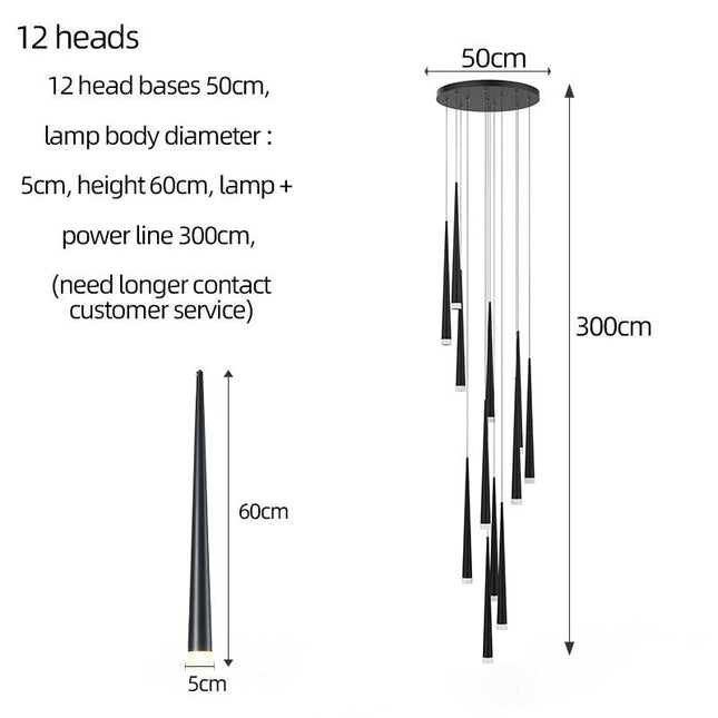 ChandelierDecor - Modern Duplex Attic Pendant Lamp