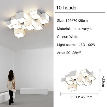 ChandelierDecor - Modern LED Blocks Ceiling Light