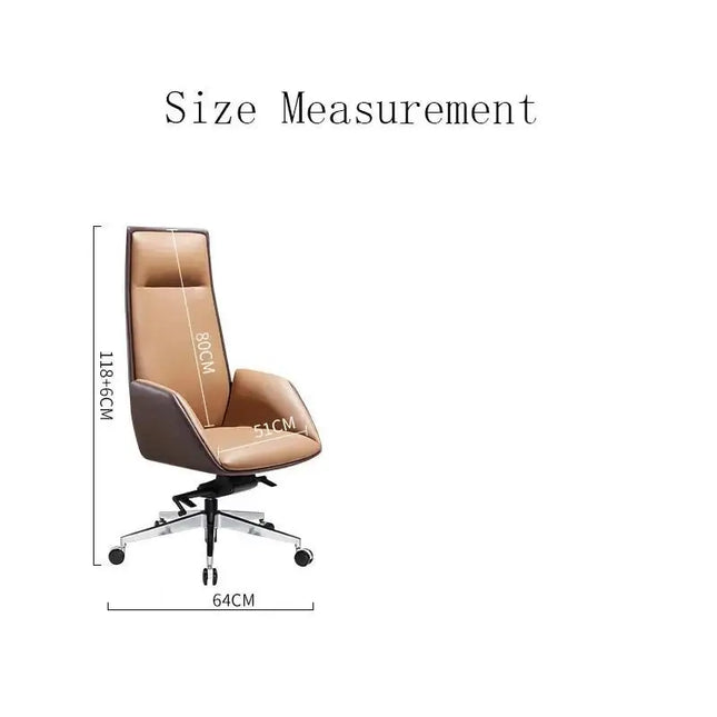 ChandelierDecor - Modern Leather Chair – Swivel • Office