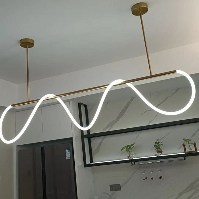 ChandelierDecor - Modern Long Hose LED Chandelier for Dining Room