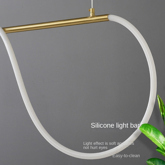 ChandelierDecor - Modern Long Hose LED Chandelier for Dining Room