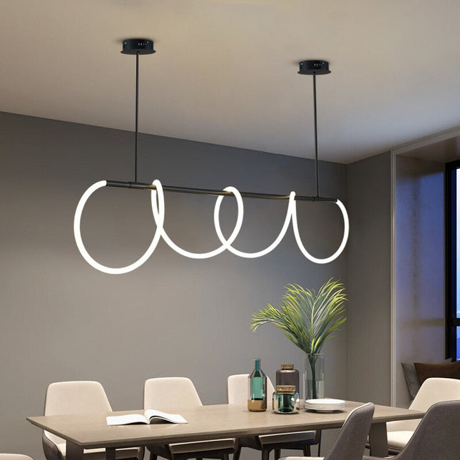 ChandelierDecor - Modern Long Hose LED Chandelier for Dining Room