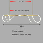 Gold Style A - 150 cm / Warm White 3000K